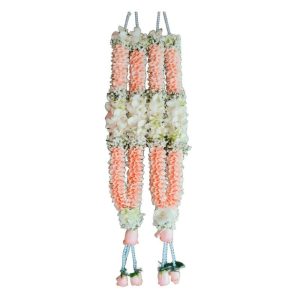 Handmade Fresh Flower Garland - 1 Pair