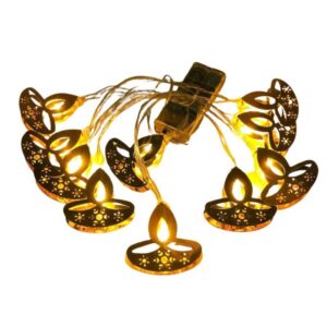 Decorative Golden Diya Lights