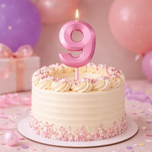 9th anniversary candle