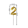 Number 2 Candle