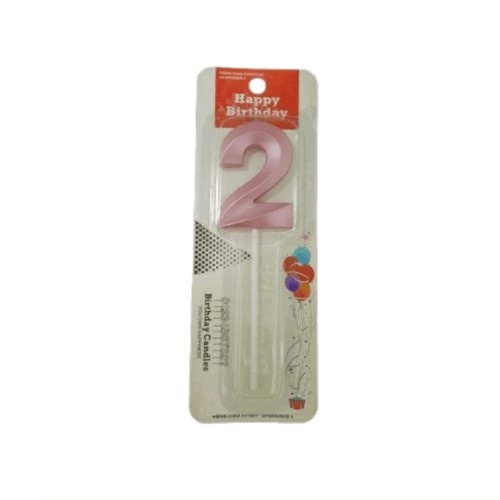 2 number candle