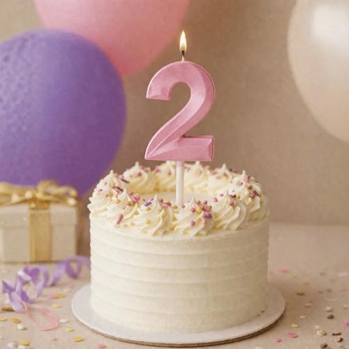 2 number candles