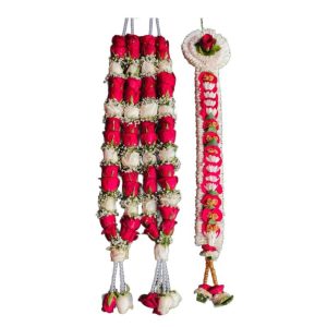 Elegant Rose & Rajnigandha Varmala