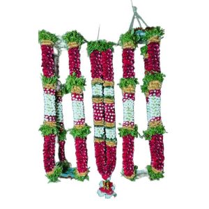 Elegant Rose and Jasmine Wedding Garlands