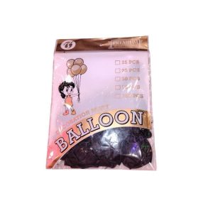 Metallic Party Decoration Balloons - 35 pcs - Black