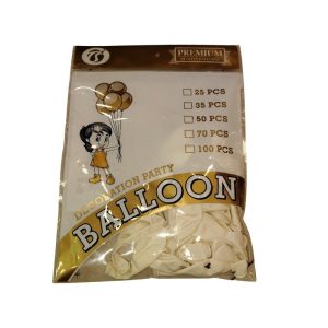 Metallic Party Decoration Balloons - 35 pcs - #ffffff