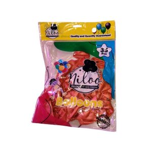 Metallic Party Decoration Balloons - 35 pcs - #ff720e