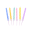 Spiral Multicolor Birthday Candles