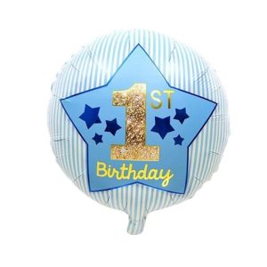 1st Birthday Foil Balloon for Boys