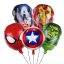 5 pcs Super Hero Theme Birthday Decorations Foil Balloons