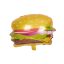 Funky Burger Shaped Foil Balloon - Multicolor