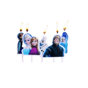 Frozen Theme Birthday Candles - 5 pcs (1 set)
