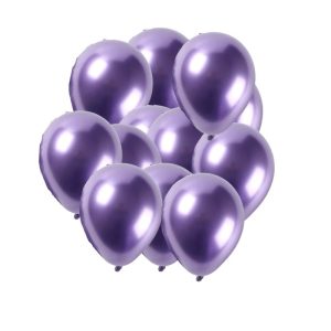 Metallic Chrome Latex Balloons - 50 Pack