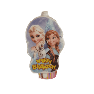 Disney Frozen Elsa and Anna Birthday Party Candle