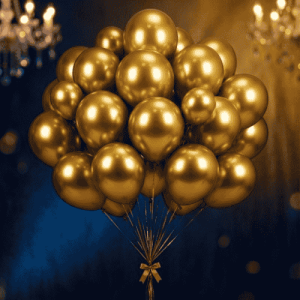 Gold Crome Balloon