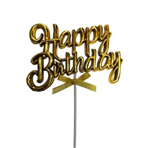 3D Happy Birthday Cake Topper