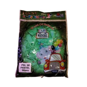 Pastel Party Balloons - Pack of 50 - #4da374