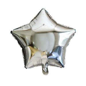 18-Inch Silver Star Foil Balloon