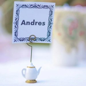 Teapot Card Holders - Set of 6