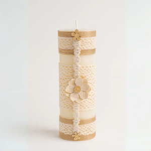 Rustic Whispering Bloom Candle