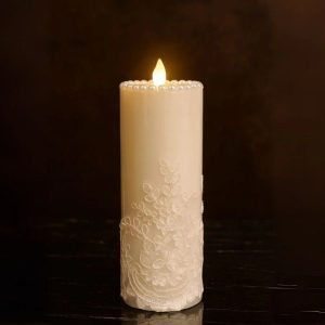 Eternal Ivory Lace Candle