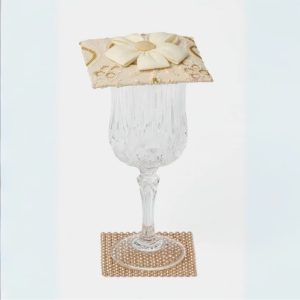 Ethereal Bloom Glass Set - Coaster + Lid