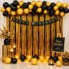 Black & Gold Balloon Birthday Decoration