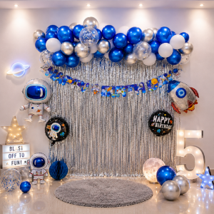 Space Theme Balloon Decoration