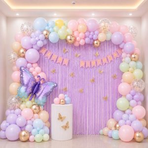 pink balloon decoration