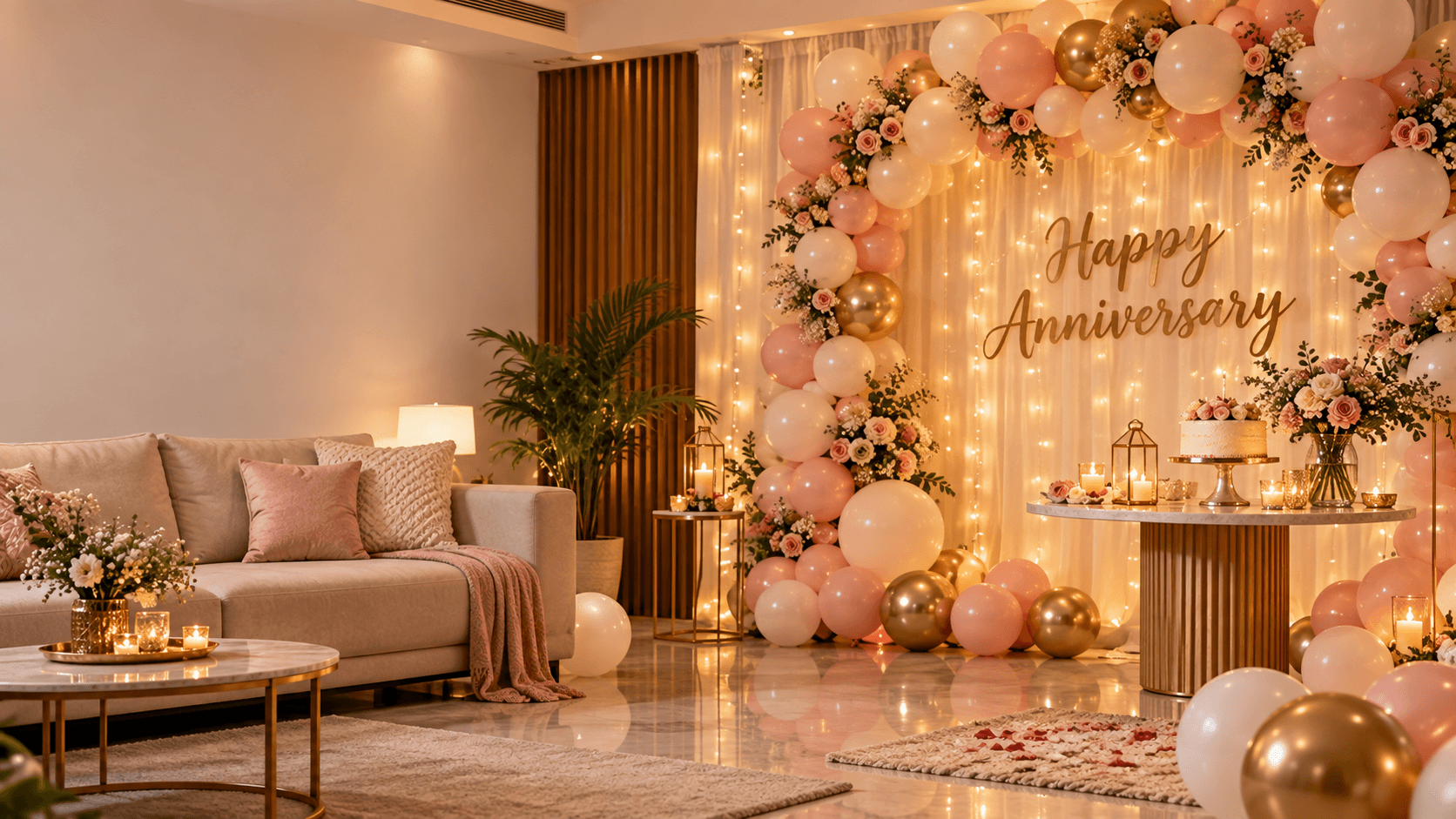 Anniversary Decoration at Home: Beautiful Ideas to Make Your Day Special